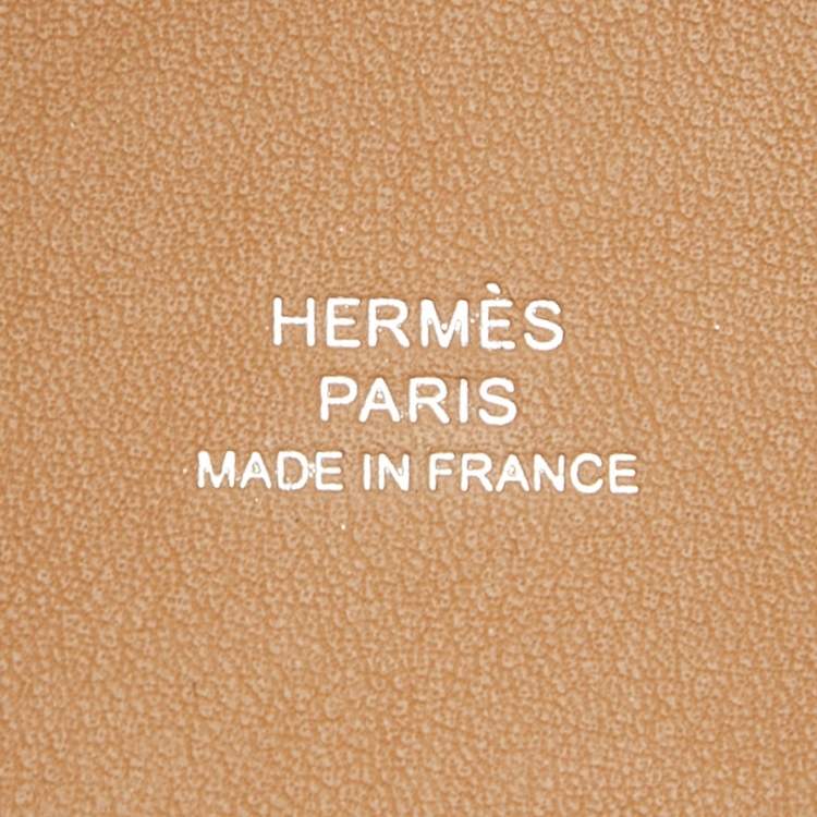 Pre Owned Hermès Chai/Rose/Blanc Swift Leather Lucky Daisy Picotin Lock Micro Bag