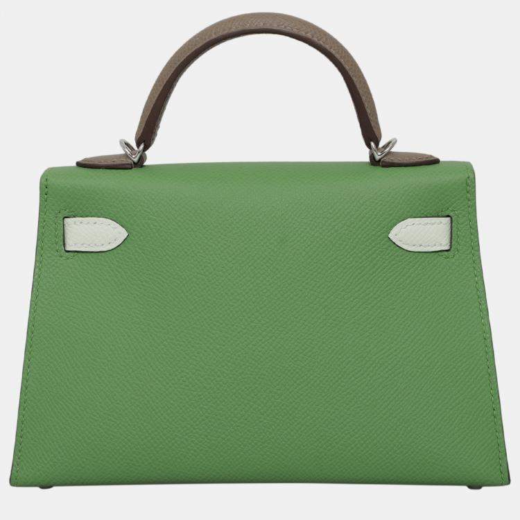 Pre Owned Hermes Tri-Color Mini Kelly Bag