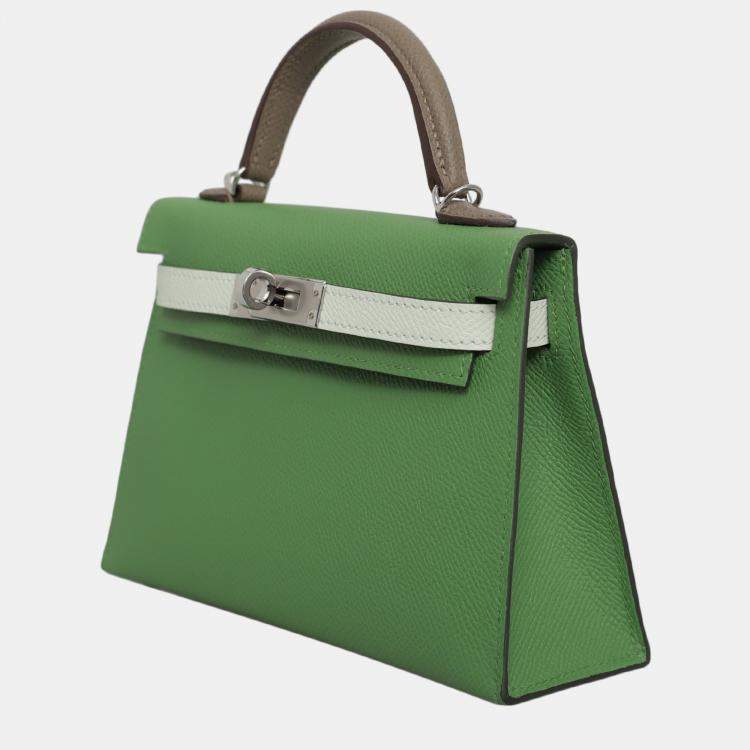 Pre Owned Hermes Tri-Color Mini Kelly Bag