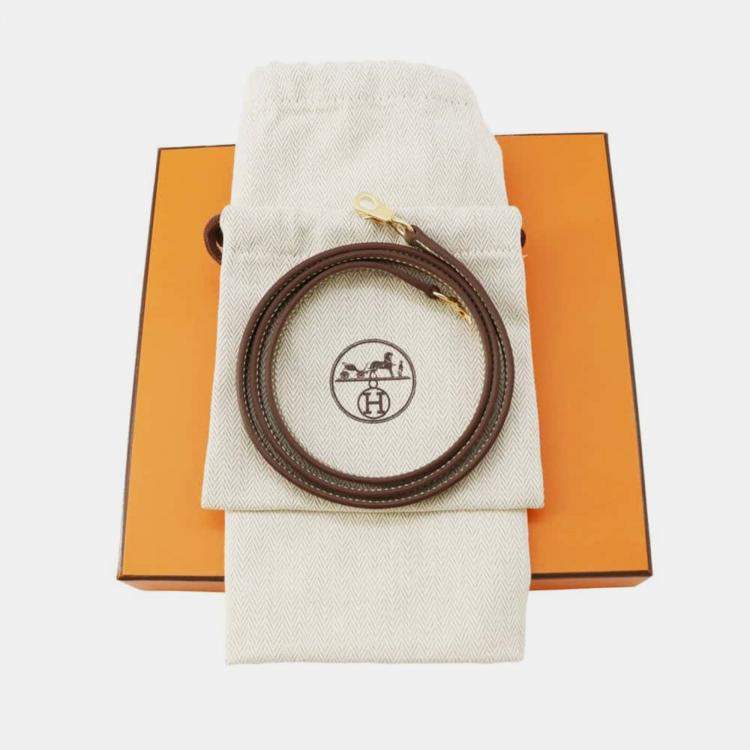 Pre Owned Hermes Etoupe Epsom Mini Kelly Do Bag
