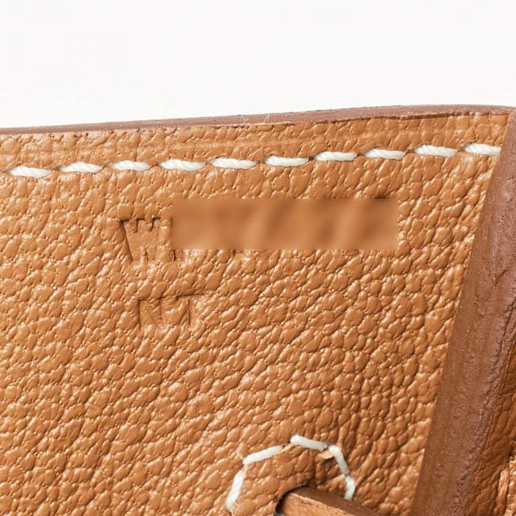 Pre Owned Hermès Gold Togo Leather Gold Finish Birkin 30 Bag