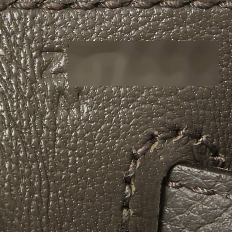 Pre Owned Hermes Etain Togo Leather Gold Finish Kelly Retourne 32 Bag