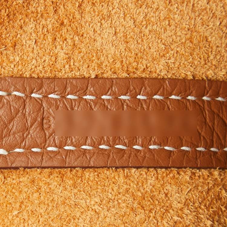 Pre Owned Hermès Gold Taurillon Clemence Leather Picotin Lock 18 Bag