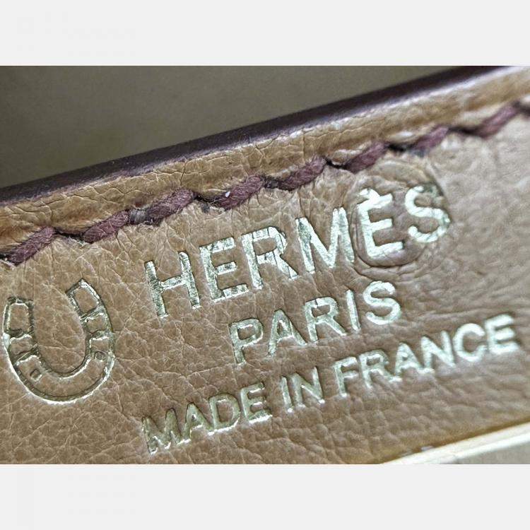 Pre Owned Hermes Ostrich Leather Kelly 25 Bag