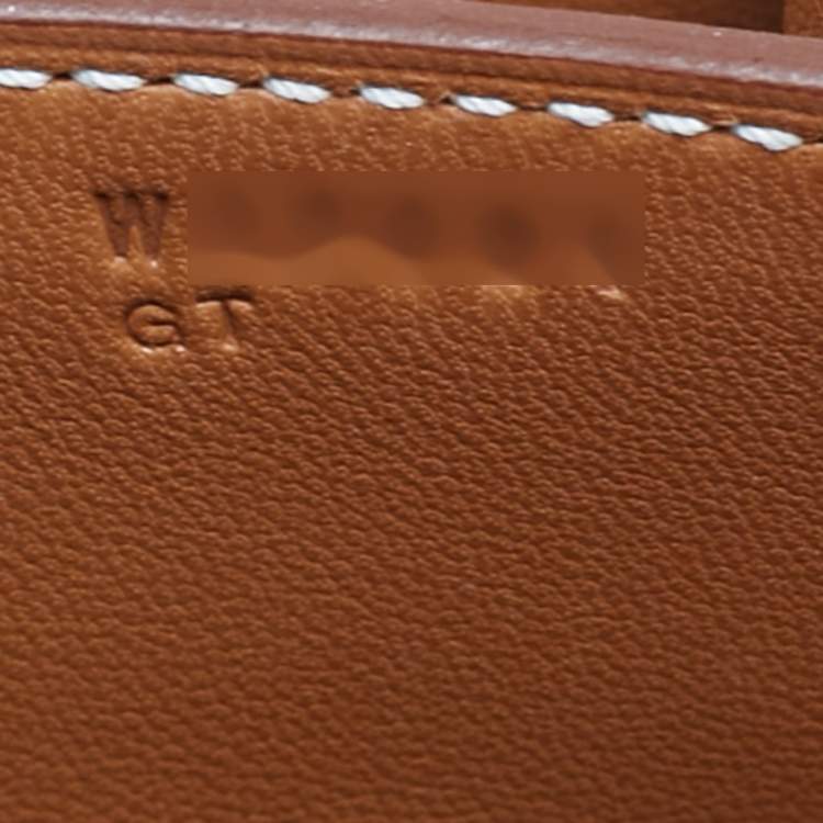 Pre Owned Hermès Gold Epsom Leather Gold Finish Constance 18 Mini Bag