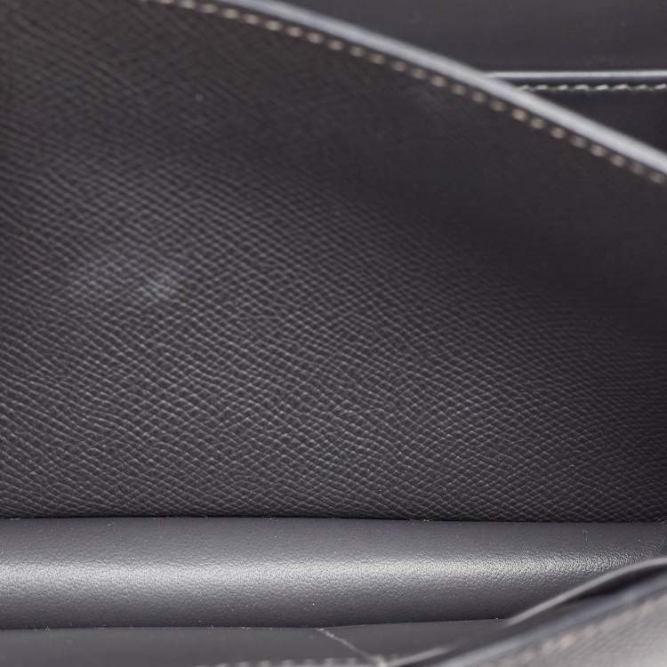 Pre Owned Hermes Graphite Epsom Leather Constance III Mini Miroir Bag