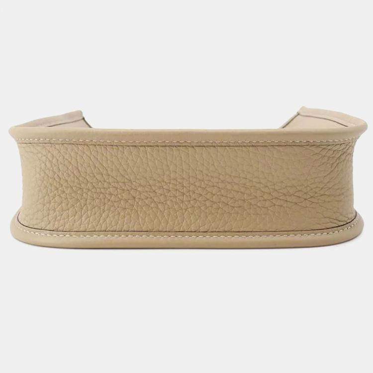 Pre Owned Hermes Trench Taurillon Clemence Leather Evelyne Long TPM Shoulder Bag