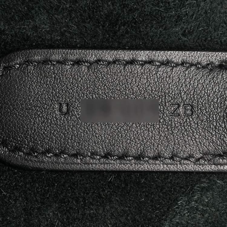 Pre Owned Hermes Noir Taurillon Clemence and Swift Leather In The Loop 18 Bag
