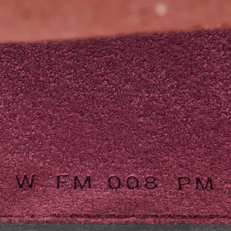 Pre Owned Hermès Rouge H/Ebene Toile and Leather Herbag Zip 31 Bag