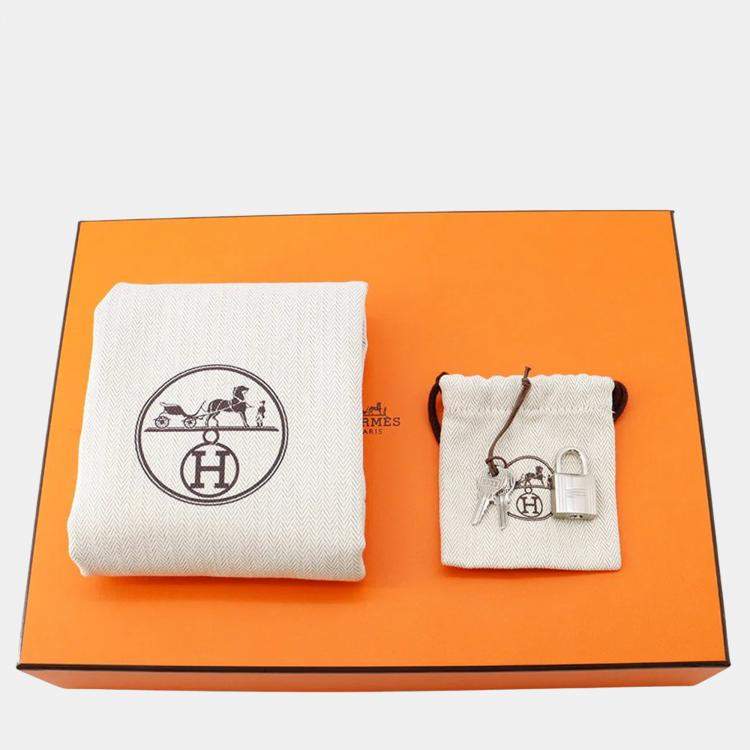Pre Owned Hermes Picotin Lock 18 Fauve Barenia Leather Bag