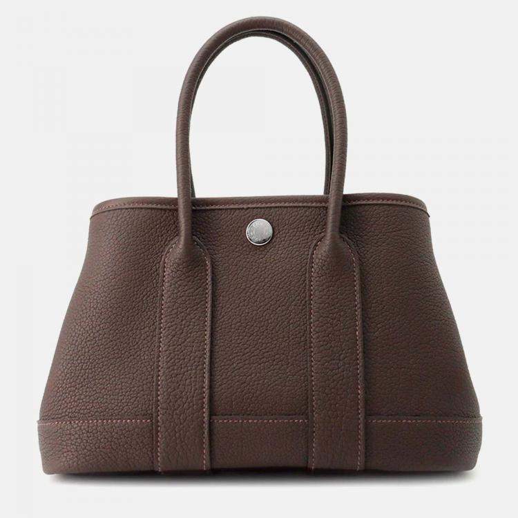 Hermes Garden Neo Ebene Negonda Leather Tote Bag Hermes TLC UAE