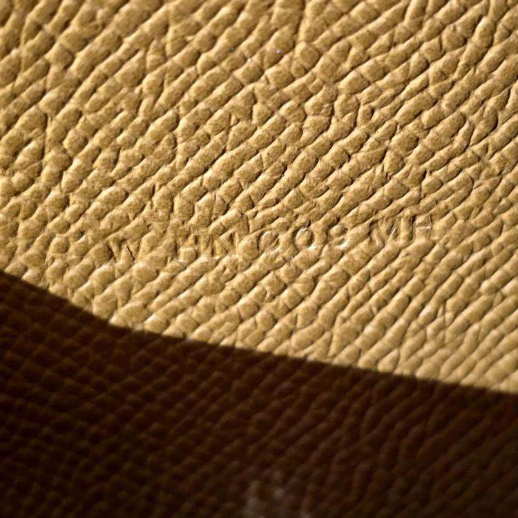 Pre Owned Hermes Constance To Go Wallet Gold Epsom Gold Hardware