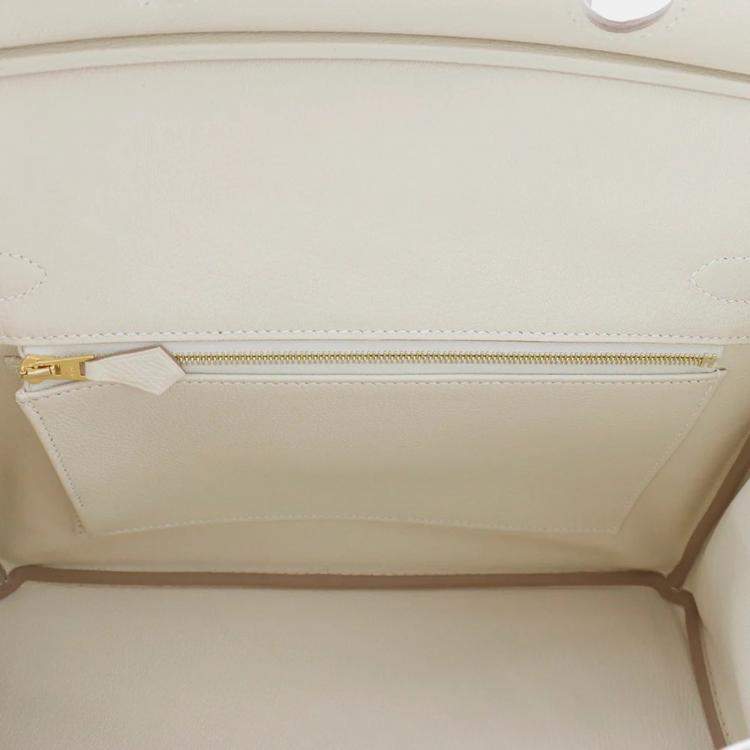Pre Owned Hermes Birkin 30 Craie Epsom Tote Bag