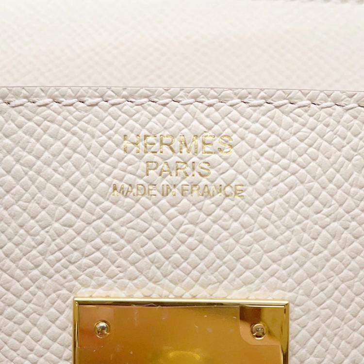 Pre Owned Hermes Birkin 30 Craie Epsom Tote Bag