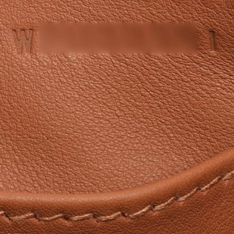 Pre Owned Hermes Gold Evercolor Leather Gold Finish Geta Bag