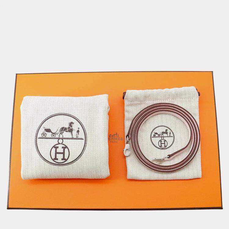 Pre Owned Hermes Bolide 1923 Mini Rose Darling Chevre Mysore Goatskin Shoulder Bag