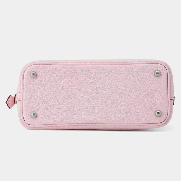 Pre Owned Hermes Bolide 1923 Mini Rose Darling Chevre Mysore Goatskin Shoulder Bag