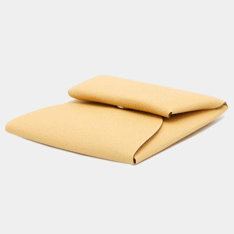 Pre Owned Hermes Bastia Foynes Chevre Mysore Goatskin Coin Case