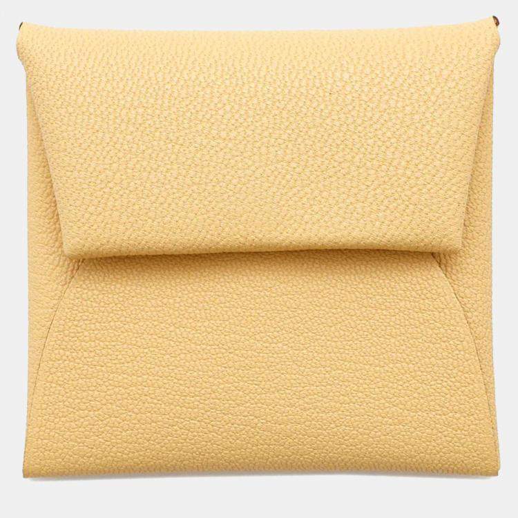 Pre Owned Hermes Bastia Foynes Chevre Mysore Goatskin Coin Case