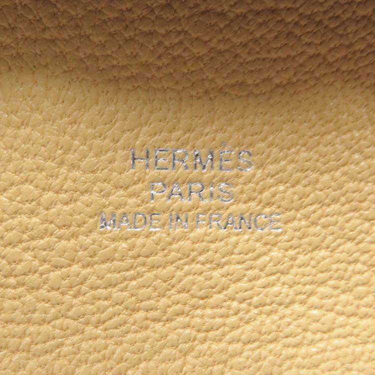 Pre Owned Hermes Bastia Foynes Chevre Mysore Goatskin Coin Case