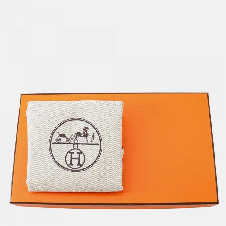 Pre Owned Hermes Pochette Kelly Etoupe Swift Leather Bag