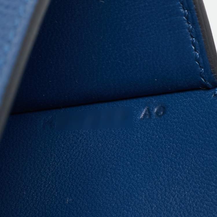 Pre Owned Hermès Bleu France Epsom Leather Della Cavalleria Mini Bag