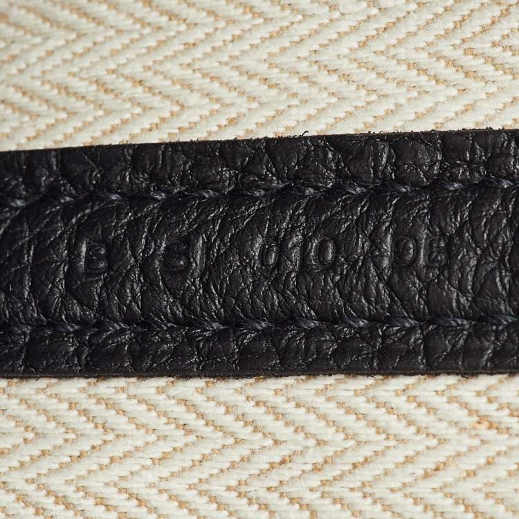 Pre Owned Hermes Black Negonda Leather Garden Party 30 Bag