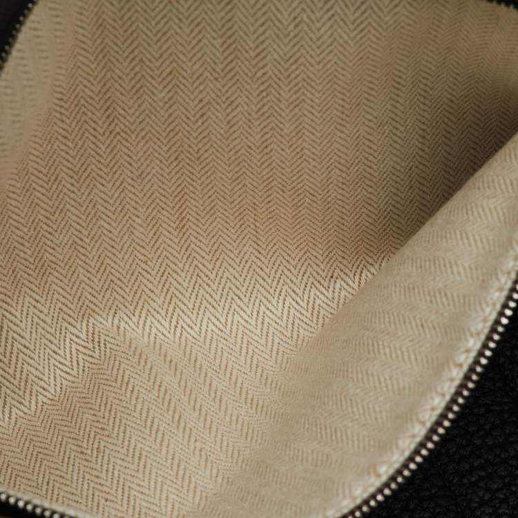 Pre Owned Hermes Black Negonda Leather Garden Party 30 Bag