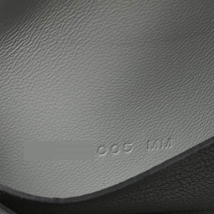 Pre Owned Hermès Argent Chevre Chamkilight Leather Constance Slim Wallet