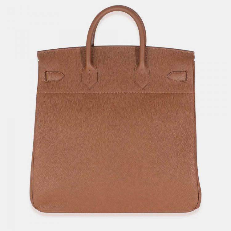 Pre Owned Hermes Birkin 40 Gold Togo Coup De Soleil HAC  Bag 