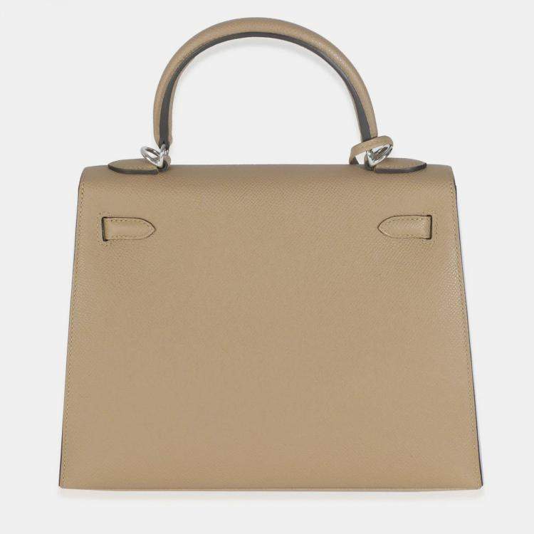 Pre Owned حقيبة هيرميس كيلي سيلير 25 بوسير إيبسوم