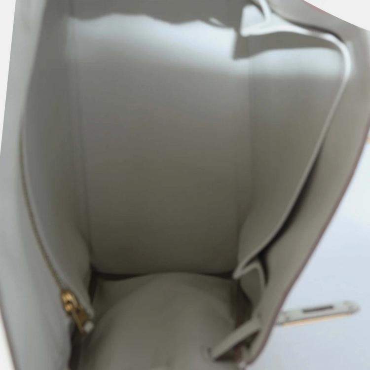 Pre Owned Hermes  Kelly 25  Mushroom Togo Retourne Bag