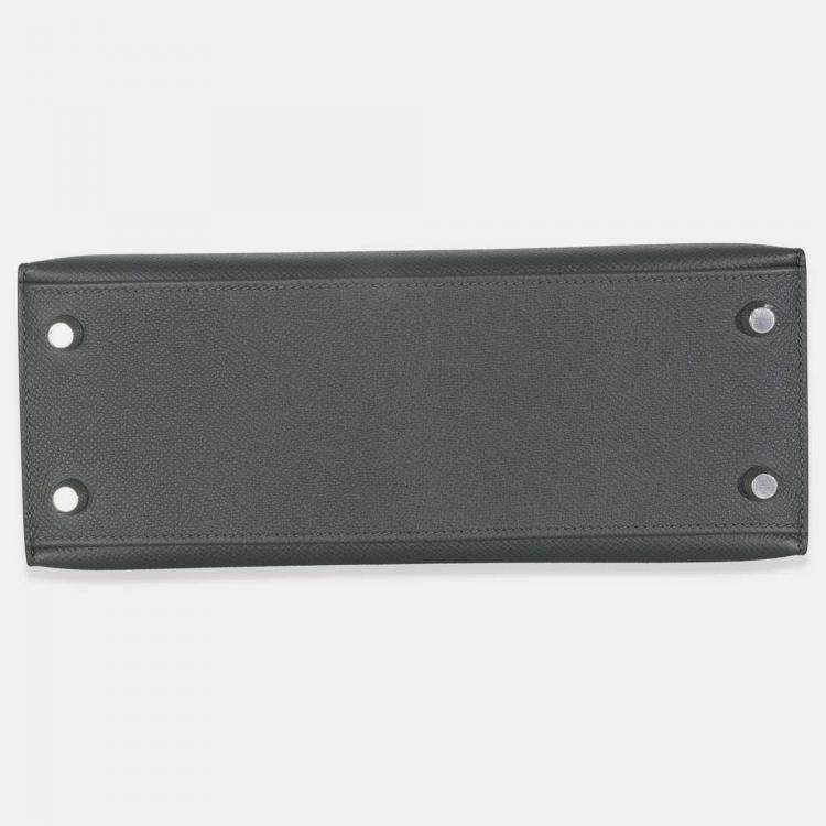 Pre Owned Hermes Vert Mangrove Epsom Sellier Kelly 25 SHW