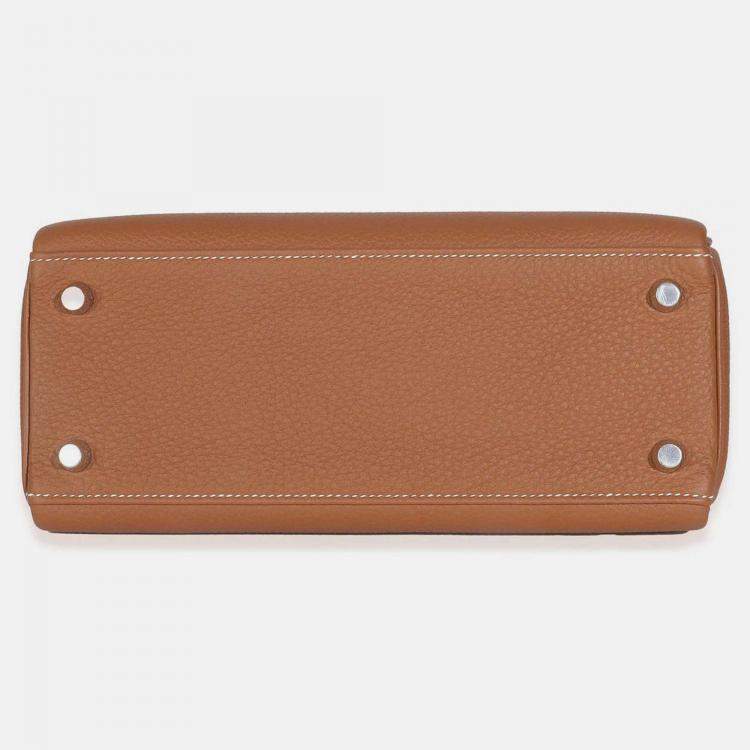 Pre Owned Hermes Gold Togo Retourne Kelly 25 SHW