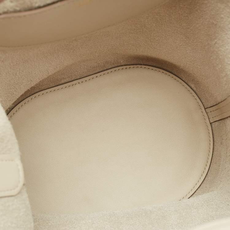 Pre Owned Hermès Beton Taurillon Clemence and Swift Leather In The Loop 18 Bag