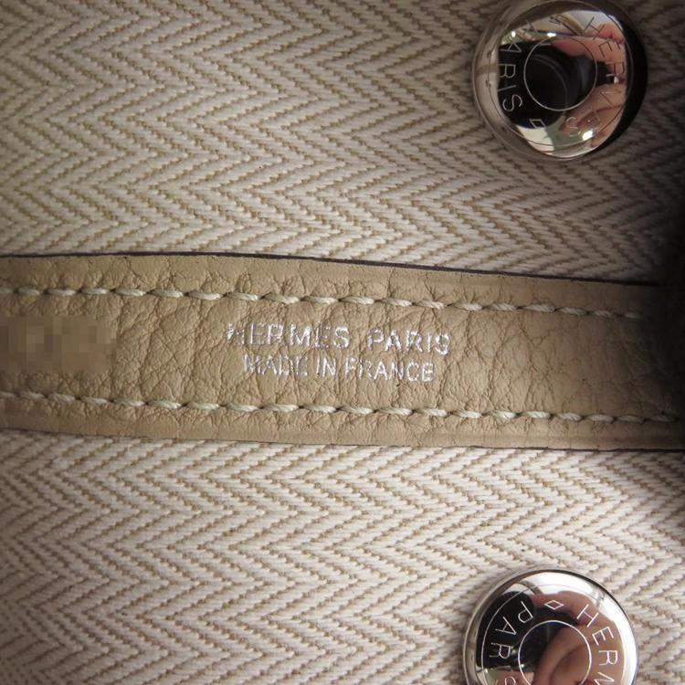 Pre Owned Hermes Neo Garden  Size 23 Trench Negonda Leather Bag