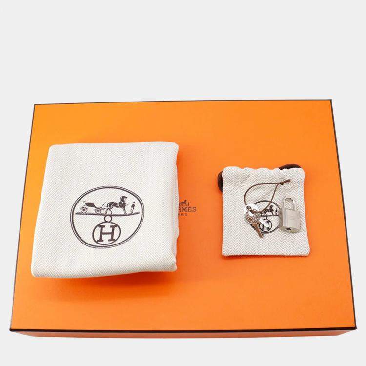 Pre Owned Hermes Picotin Lock 18  Cargo Nata Swift Leather Toile Goelan Bag 