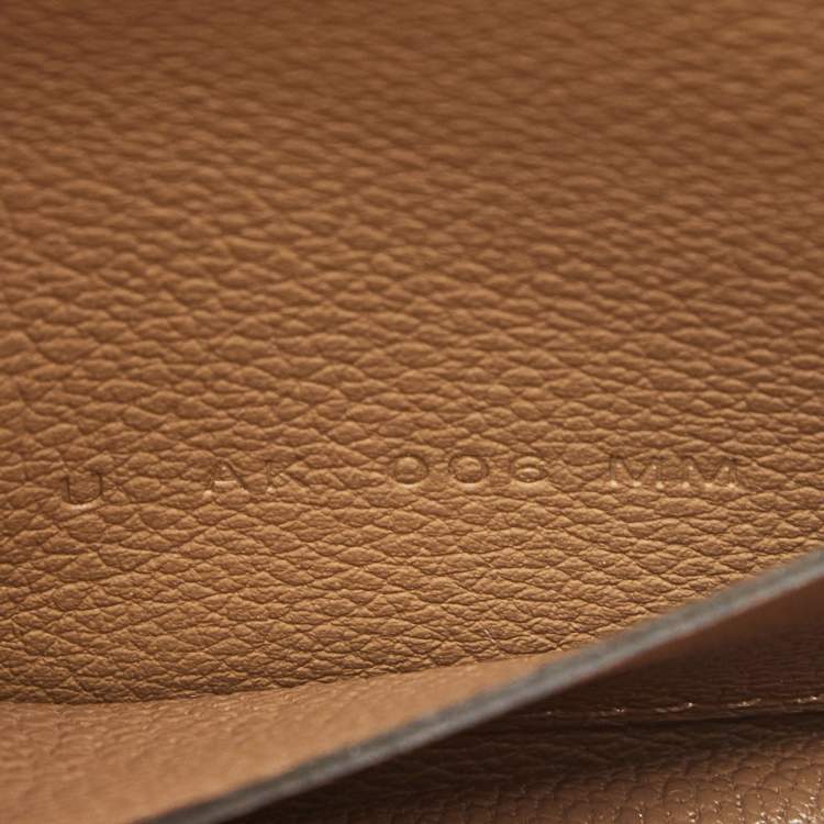 Pre Owned Hermès Chai/Lime Evercolor Leather Constance Slim Wallet