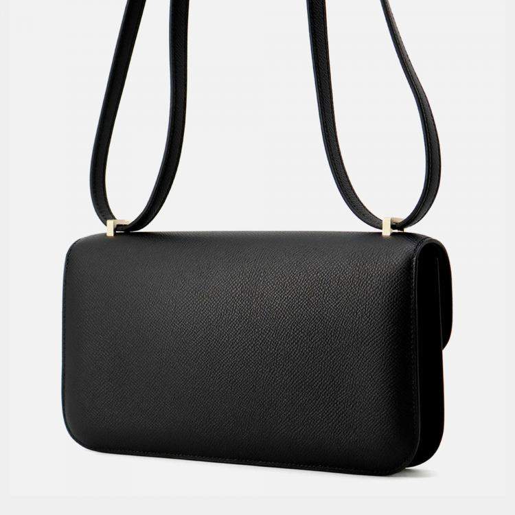 Pre Owned Hermes Constance Elan Black Epsom