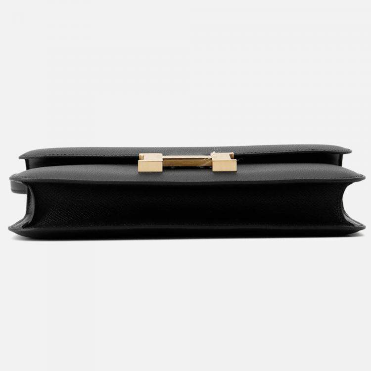 Pre Owned Hermes Constance Elan Black Epsom