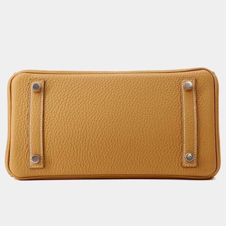 Pre Owned Hermes Birkin Natural Sable Togo Leather Size 25