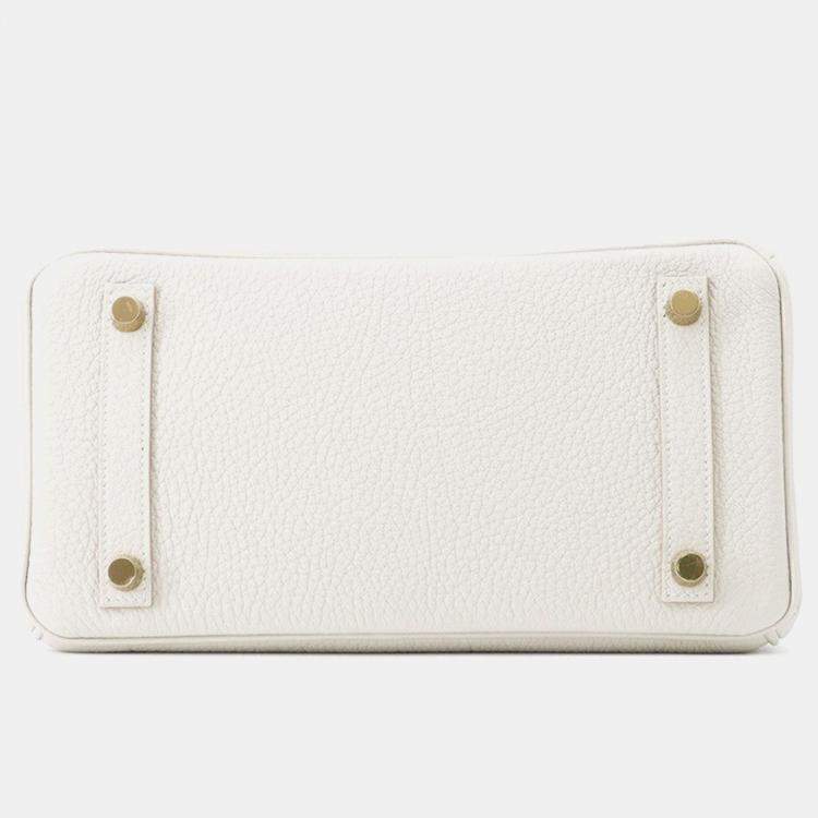 Pre Owned Hermes Birkin Grease Pail Togo Leather Size 25