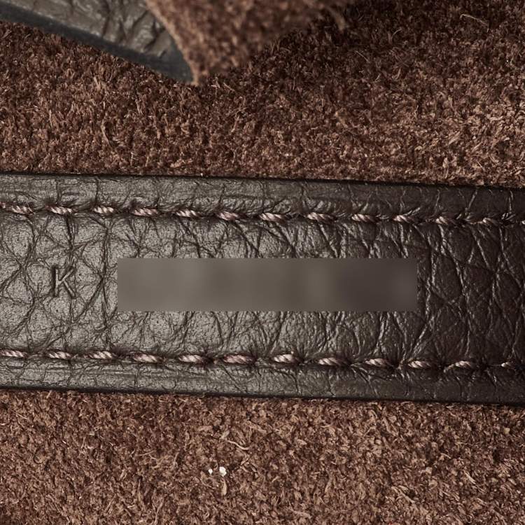 Pre Owned Hermès Chocolat Taurillon Clemence Leather Picotin Lock 18 Bag