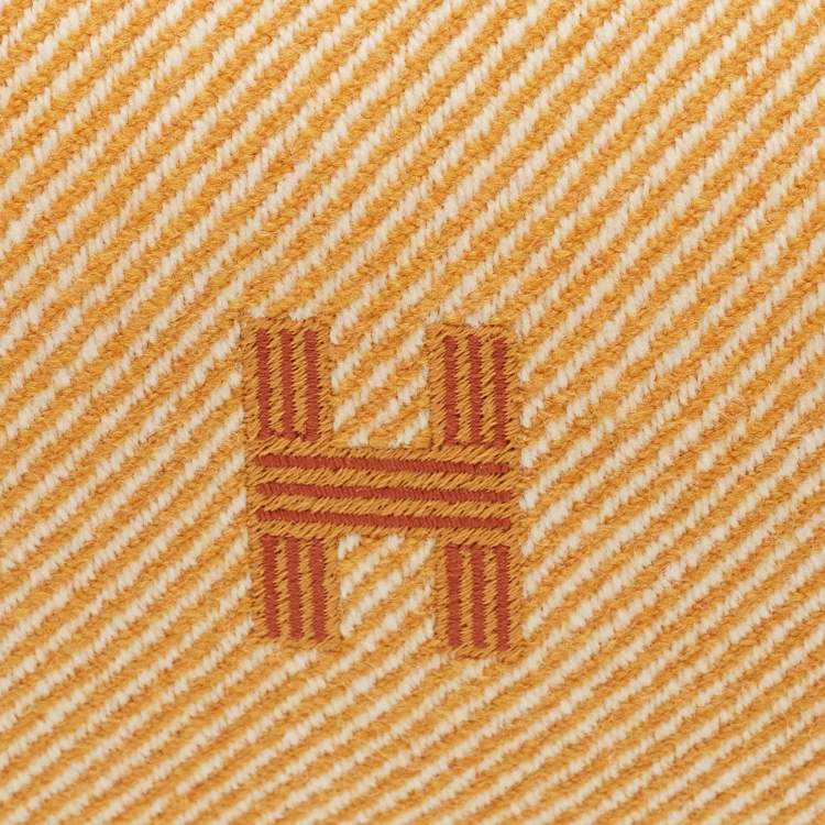 Pre Owned Hermes Bride-a-Brac Carre Small Fauve Canvas Case