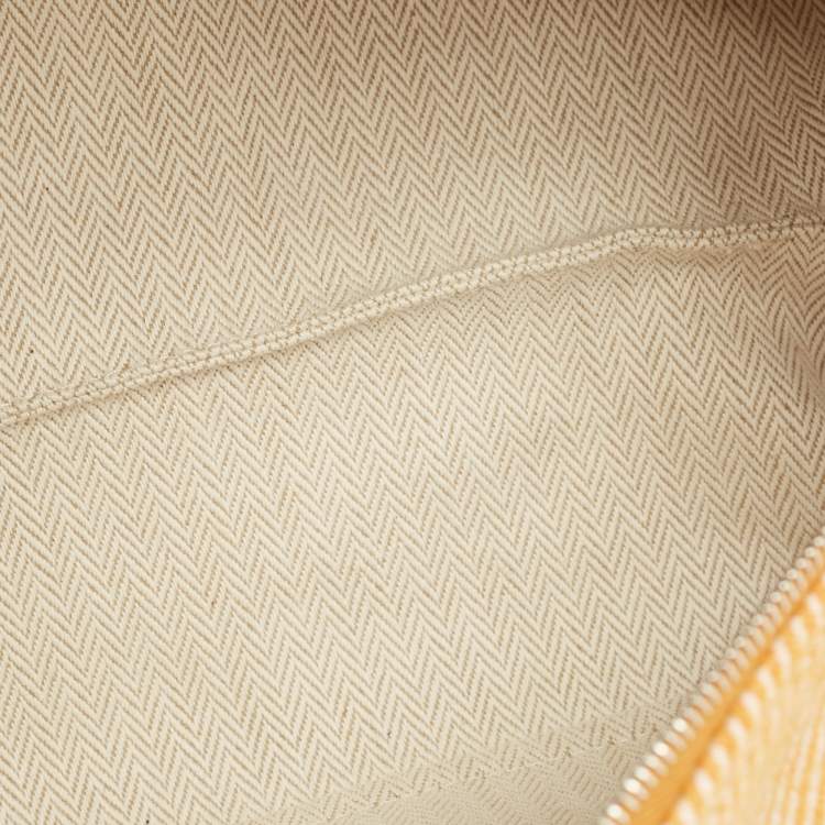 Pre Owned Hermes Bride-a-Brac Carre Small Fauve Canvas Case