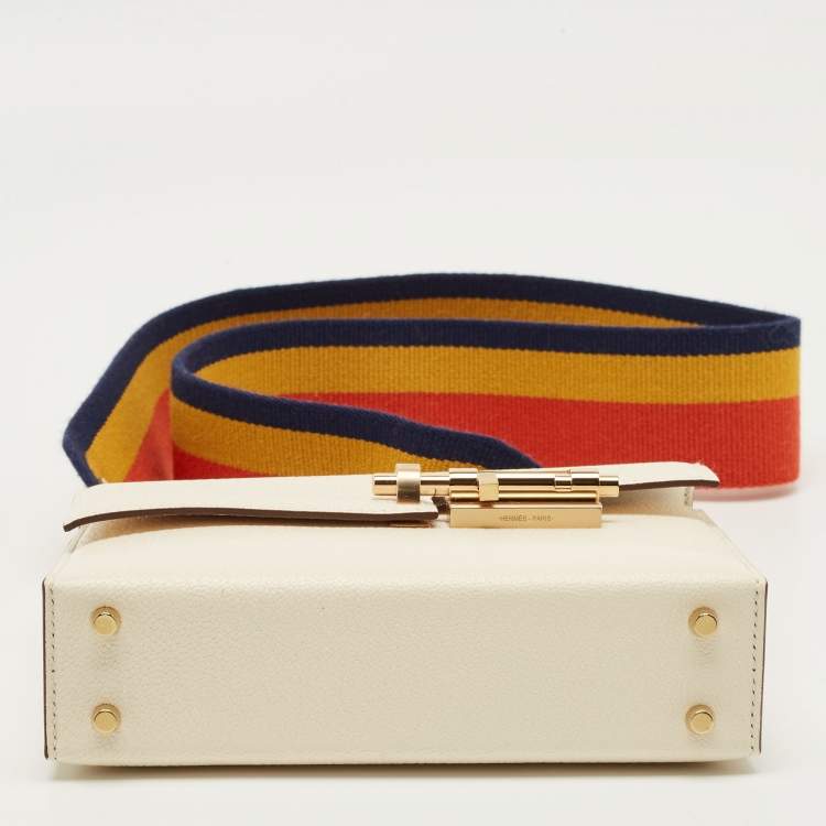 Pre Owned Hermes Verrou Chaine Mini Nata Mysore Leather Bag