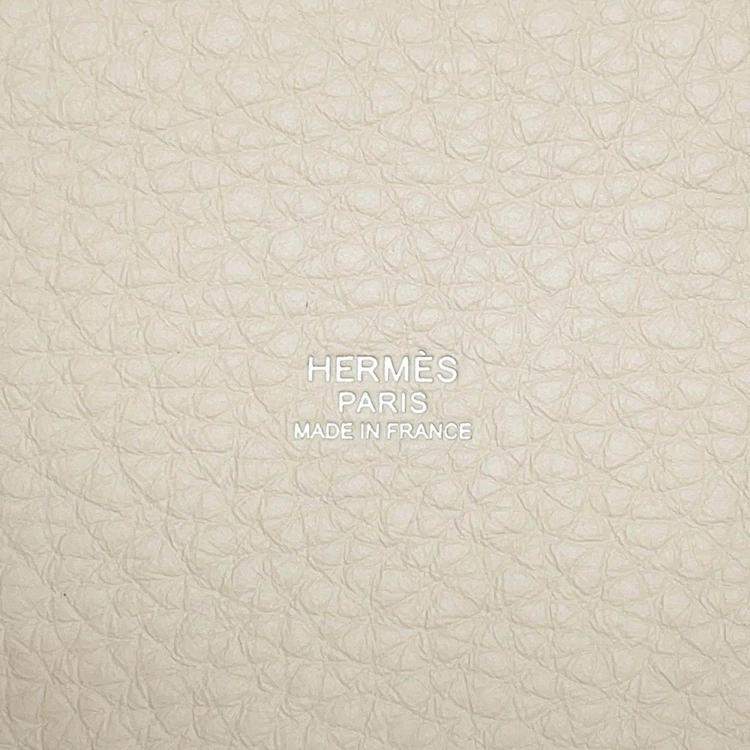 Pre Owned Hermes Picotin Lock Beton Taurillon Clemence Size Pm