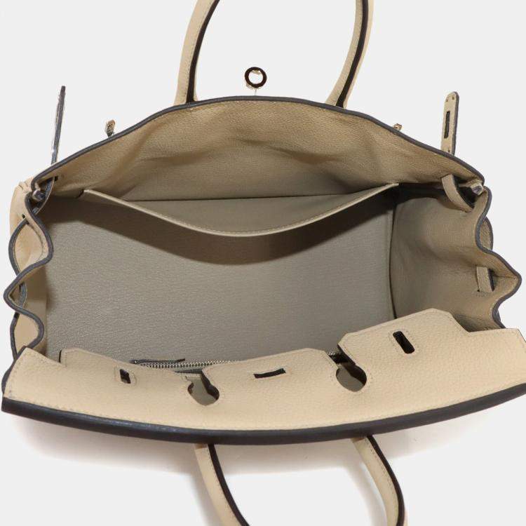 Pre Owned Hermes Birkin 25 Togo Trench Handbag