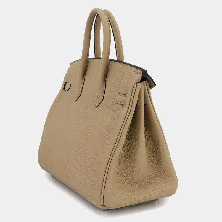 Pre Owned Hermes Birkin 25 Togo Trench Handbag