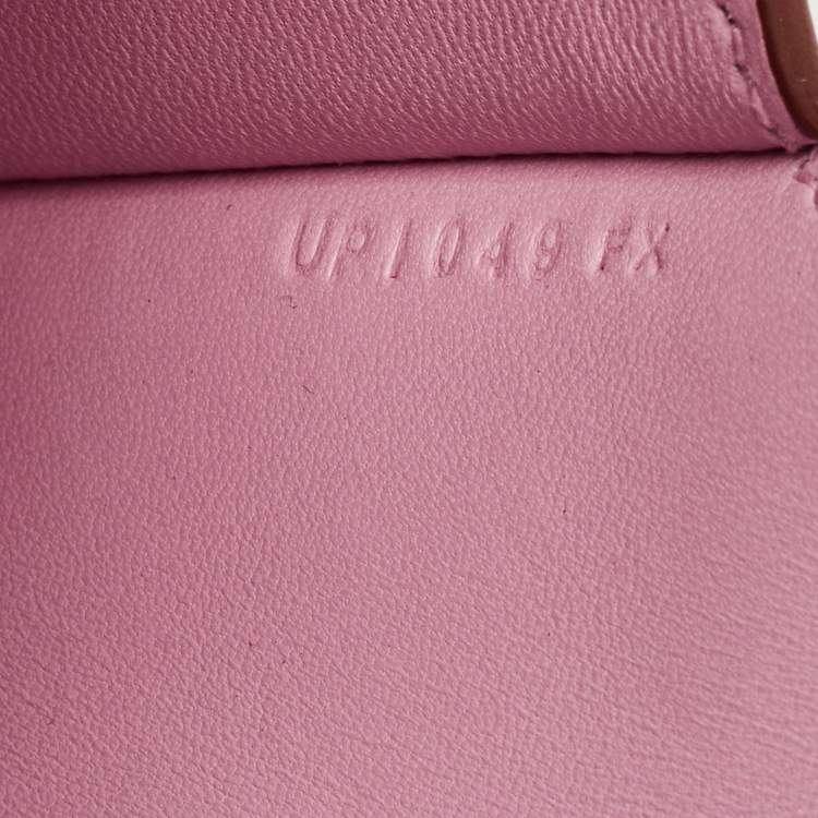 Pre Owned Hermes Della Cavalleria Mini Mauve Sylvestre Epsom Leather Crossbody Bag
